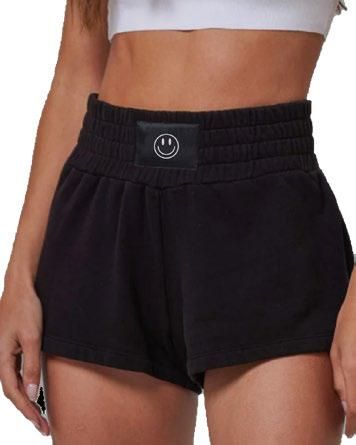 Raw Edge Girls Sweat Short, (3 colors)