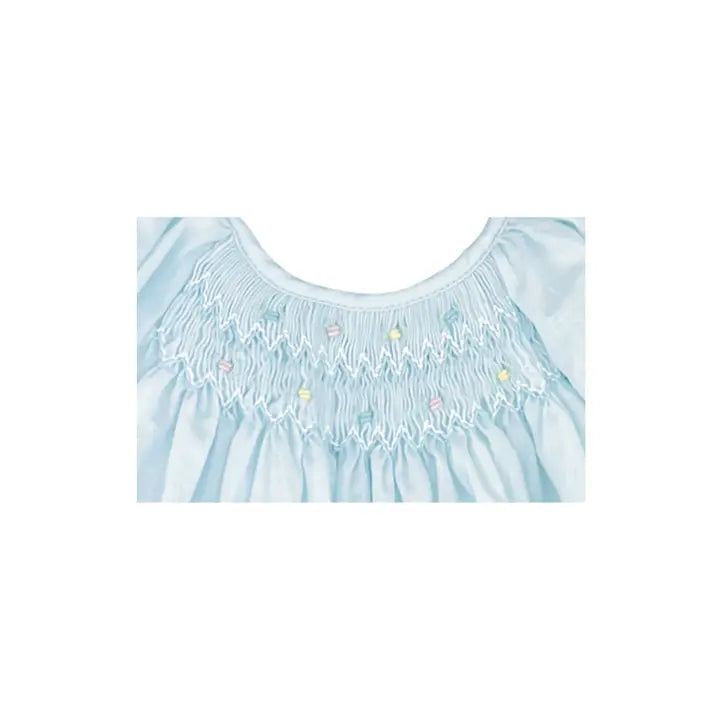 Daygown w/Embroidery Hem, Blue