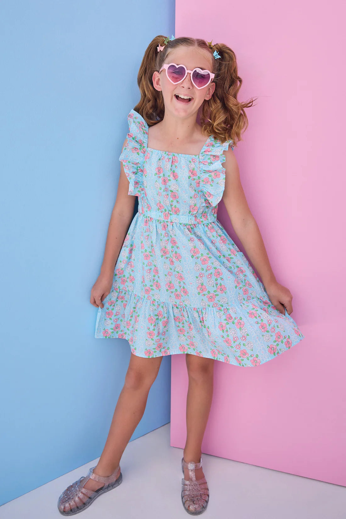 Brighton Dress, Meadow Marguerite Floral