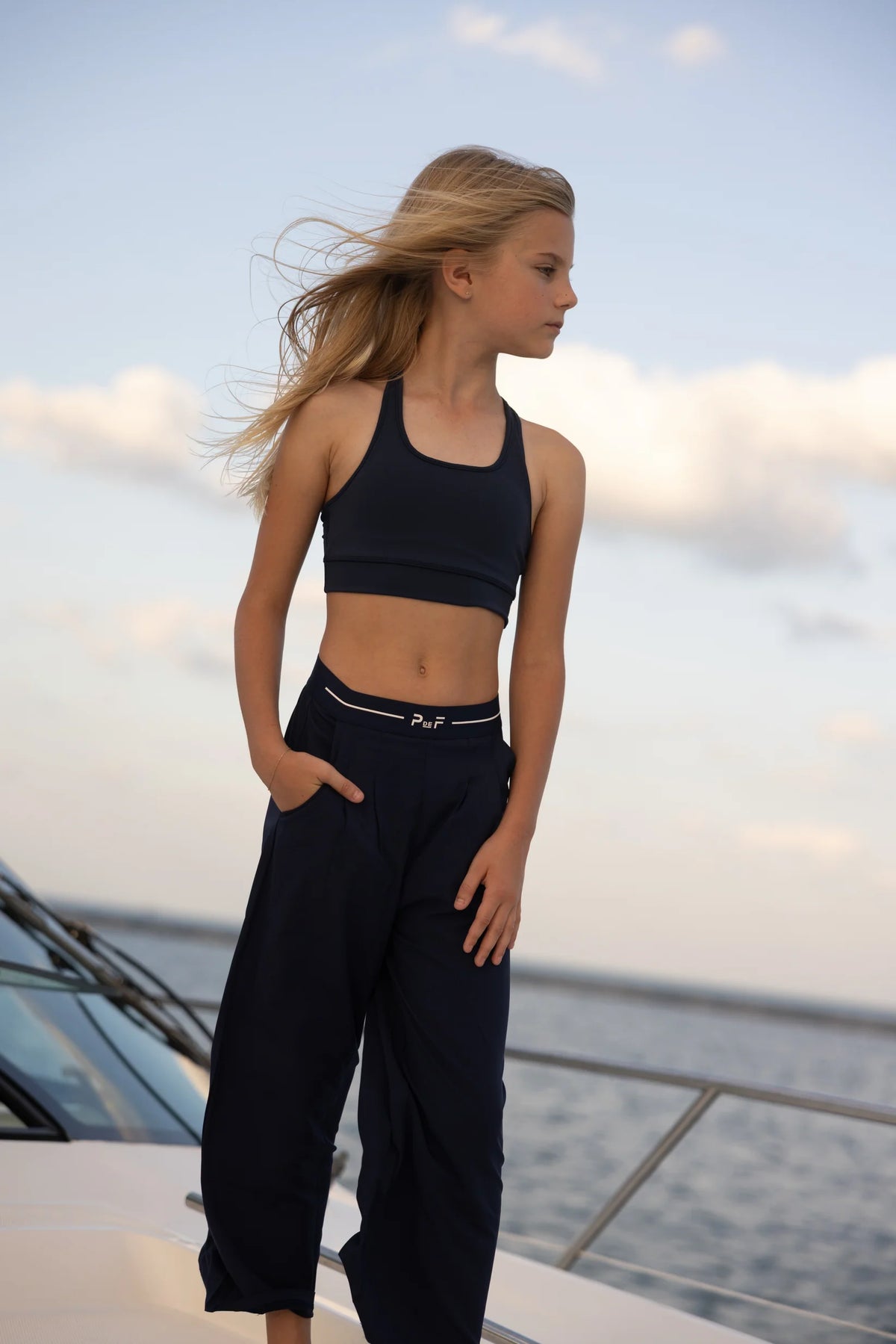 AirFlow Wide Leg Pant, Black