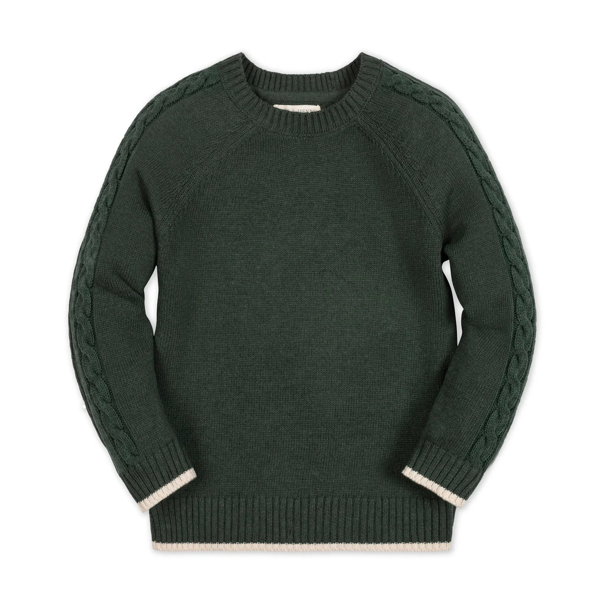 Organic Raglan Crew Neck Sweater