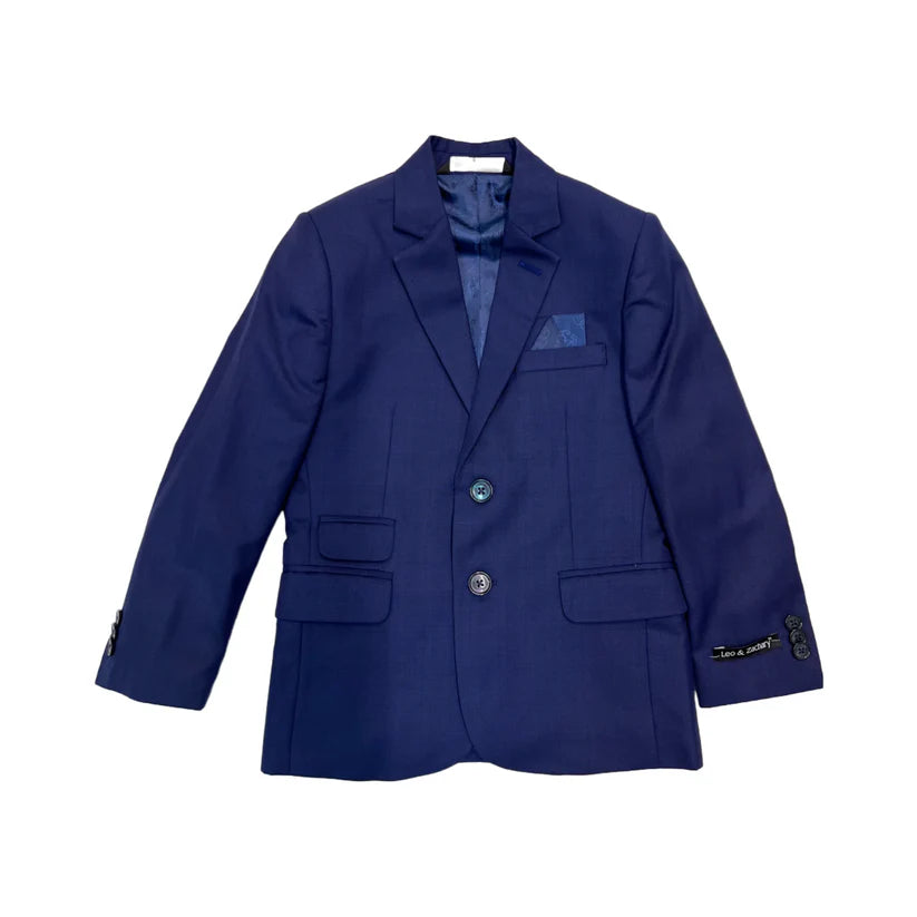 Boy's Suit Blazer, Deep Blue