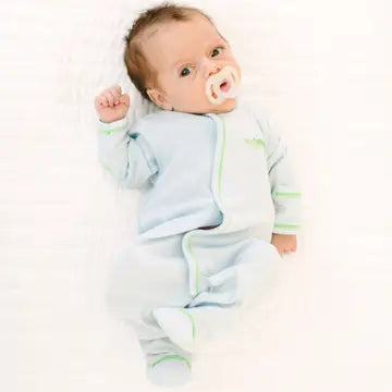 Bayou Baby Footie-Light Blue