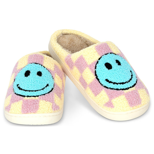 Happy Check Slippers (3 sizes)