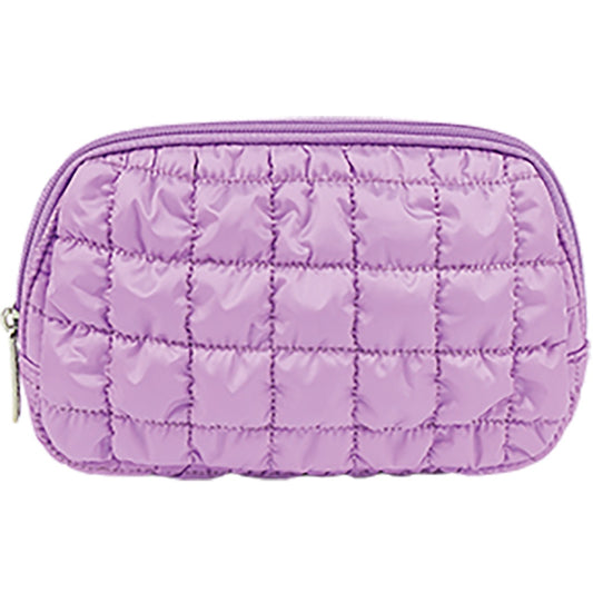 Quilted Belt Bag, Lavender