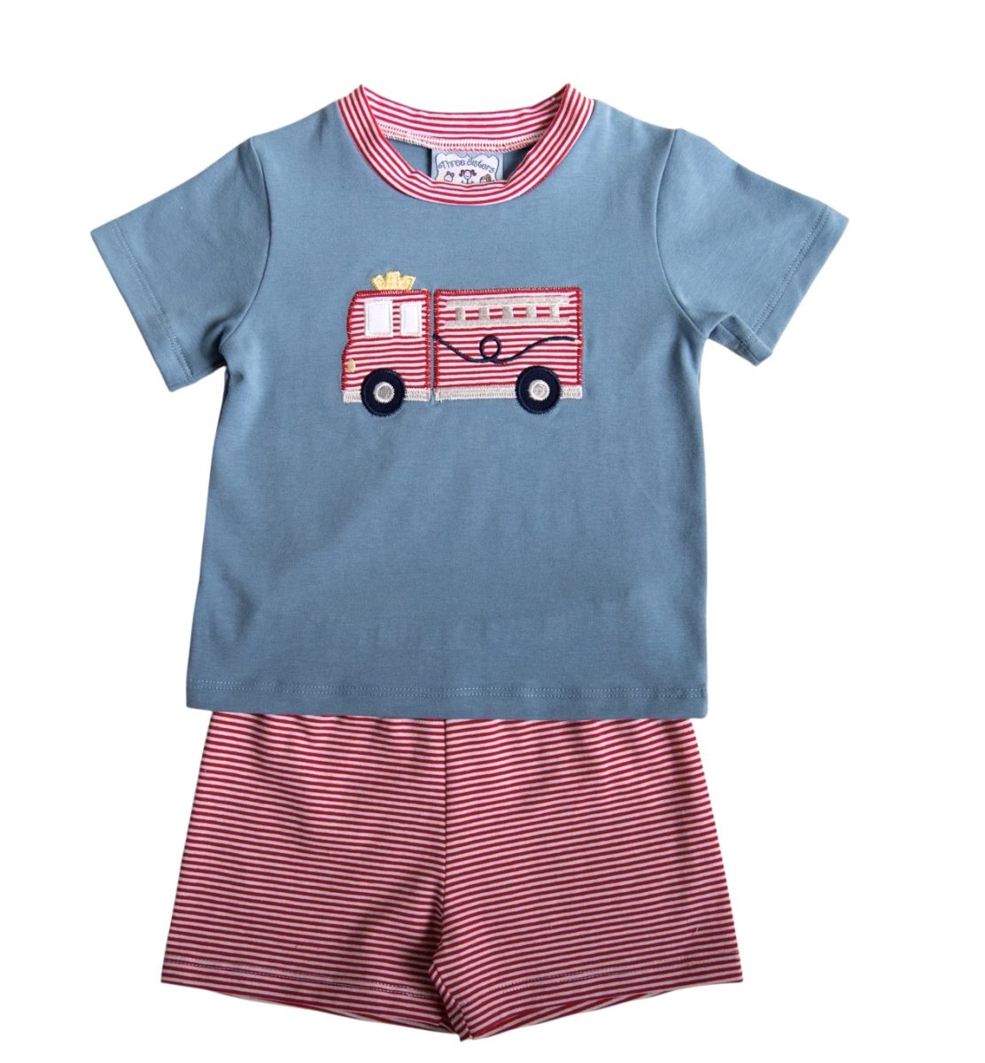 Firetruck Boys Short Set