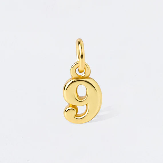 Number Charm Pendants (0-9)
