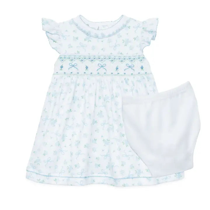 Eloise's Classics Smocked Dress, Smocked Blue