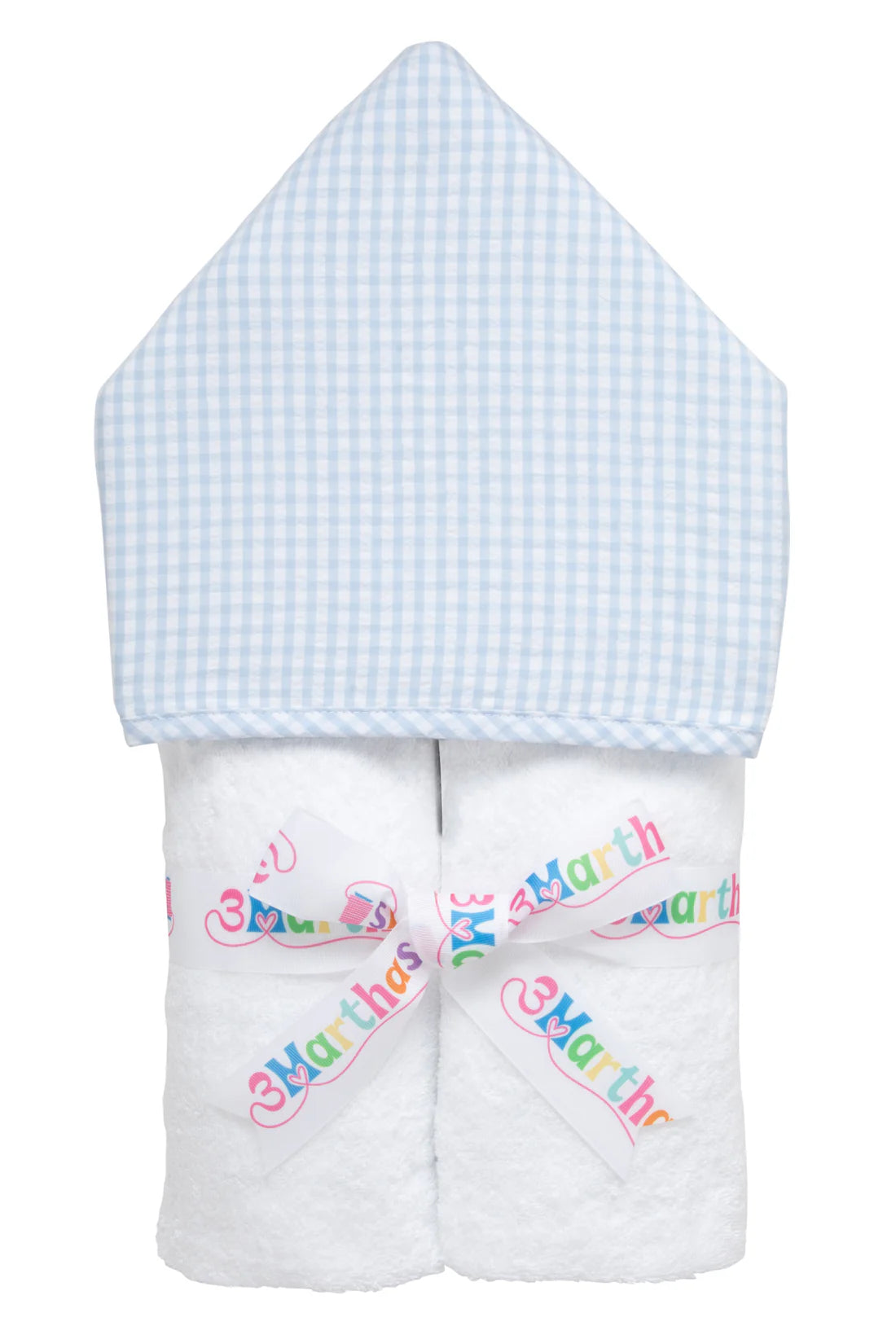 Big Check Everykid Towel, Blue