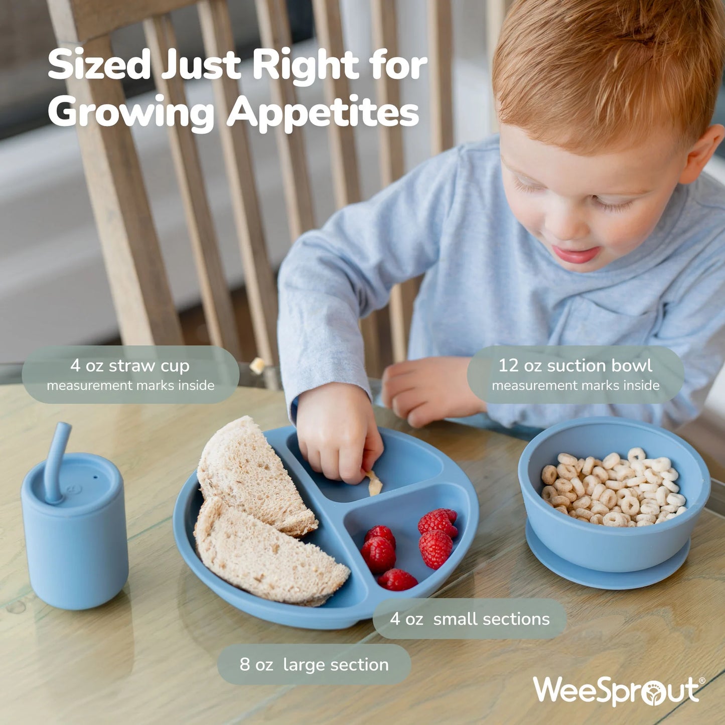 Baby Led Weaning Bundle, Blue