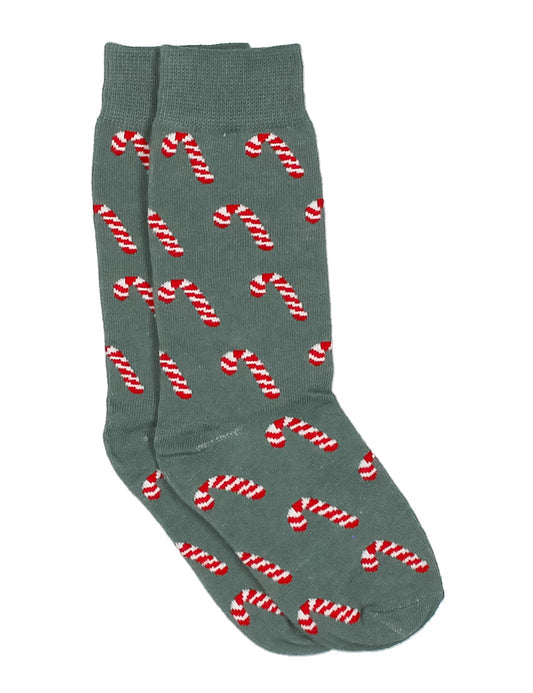 Boys Lucky Duck Socks, Candy Cane
