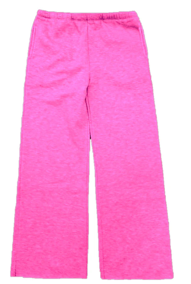 Tween Girls Cloud Wide Leg Raw Edge Pant, (Asst Colors)
