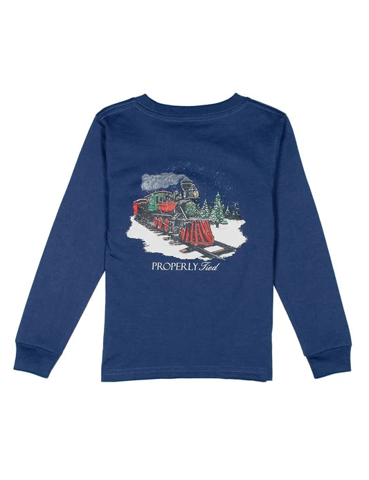 Boys PT Express LS, River Blue