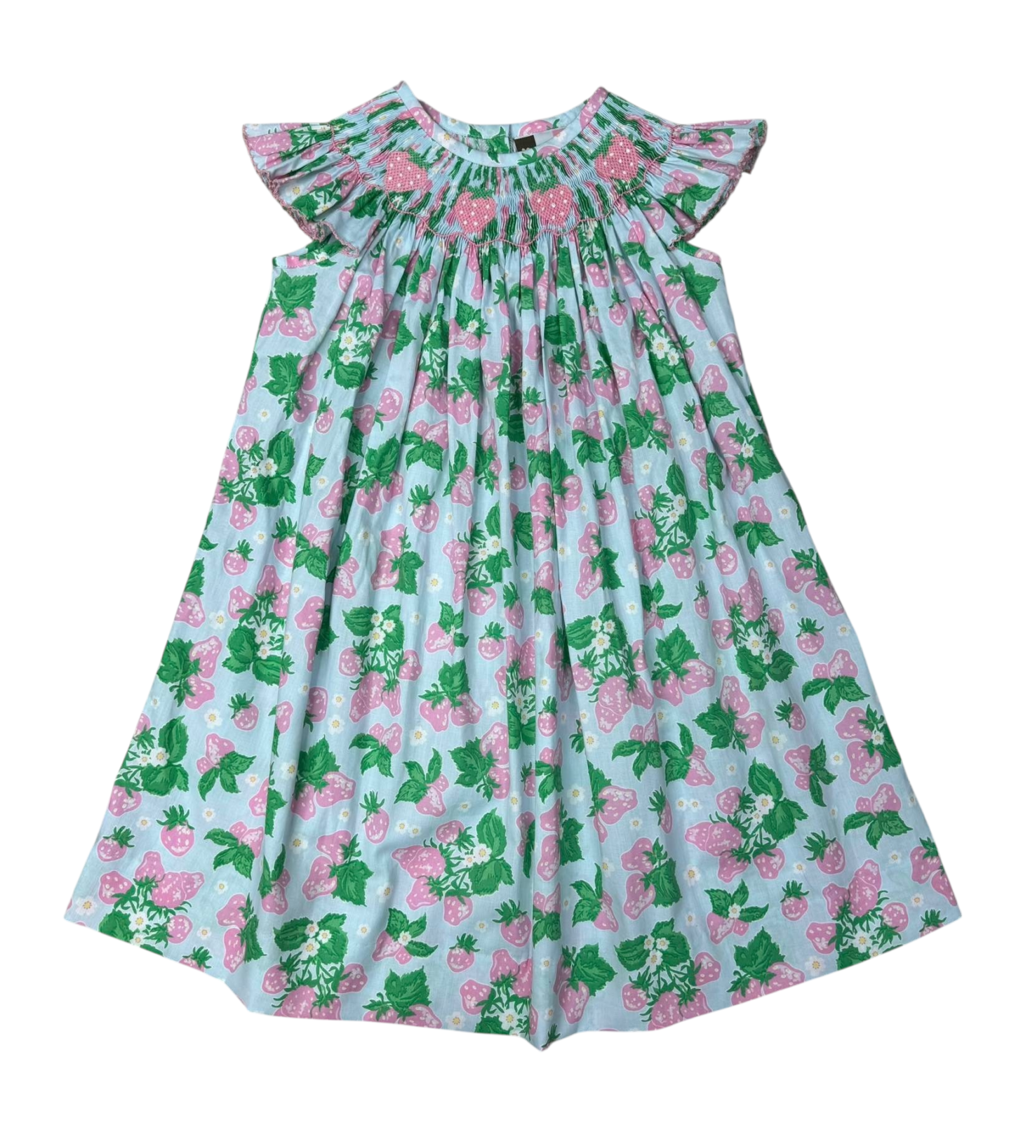 Strawberry Picking Smocked Bishop