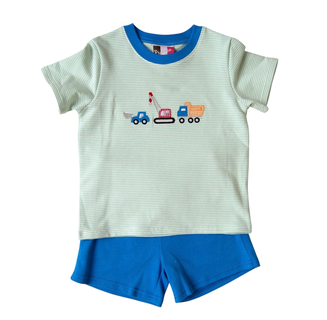 Construction Boys Short Set