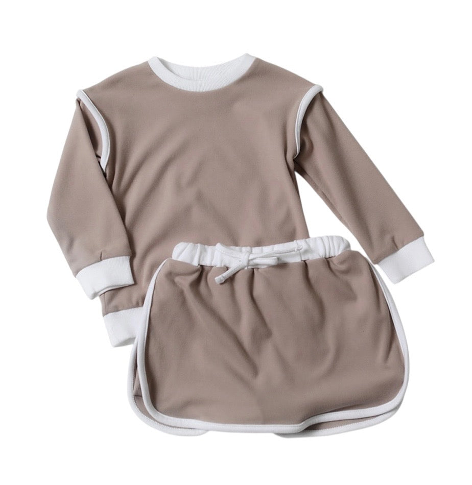 Josie Skort Set, Mocha