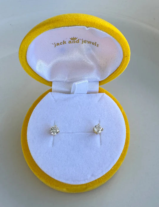 Mini Diamond Stud Earrings