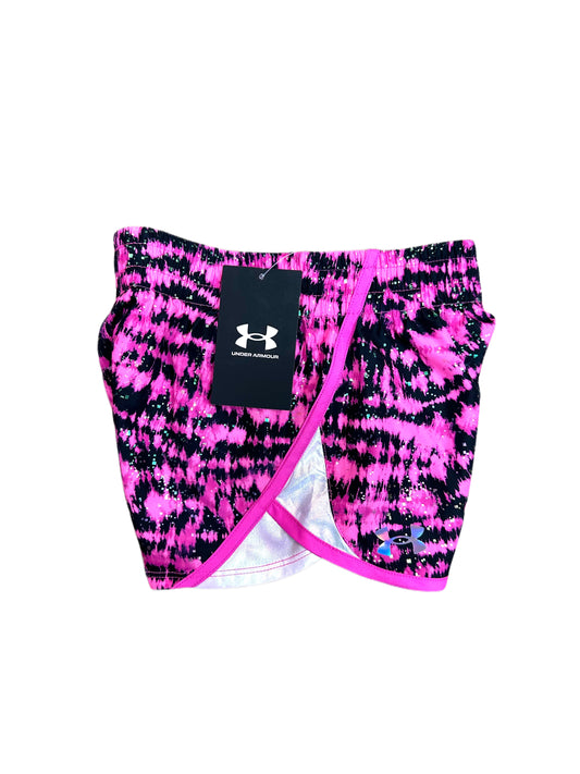 UA Fly By Printed Short, Fluo Pink