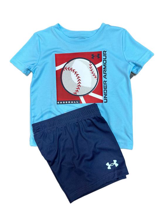 UA Baseball Core Set, Sky Blue (infant)