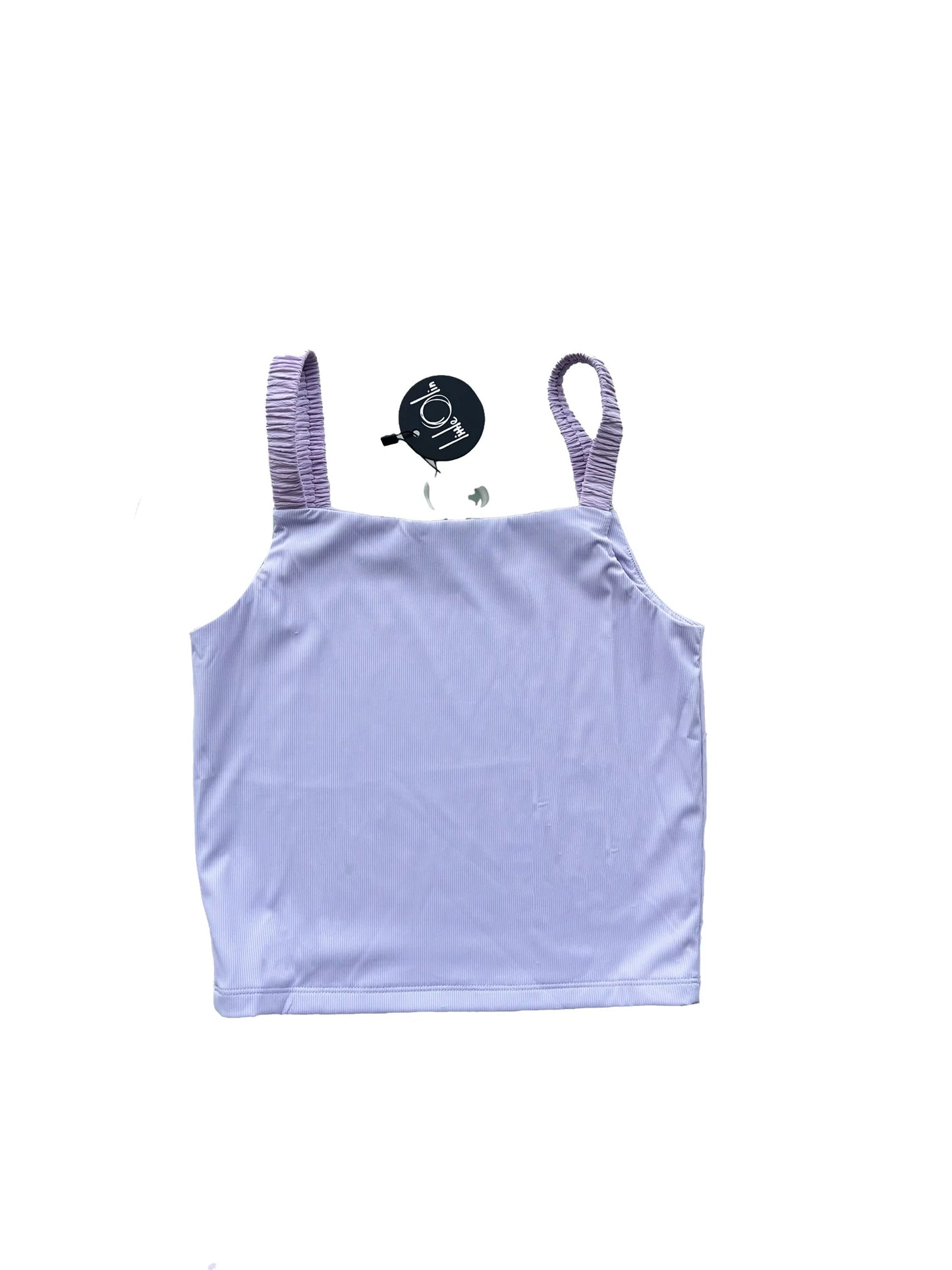 Accordion Strap Tank Top, Lavender