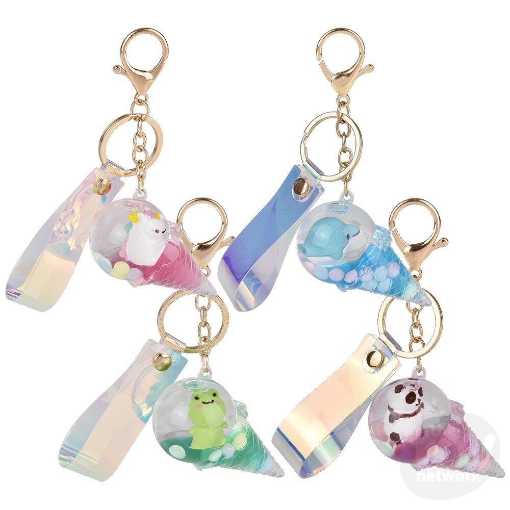 Kawaii Animal Ice Cream Clip On