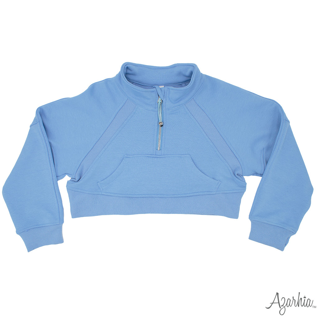 Skuba 1/4 Zip Cropped Sweatshirt (Multiple colors)