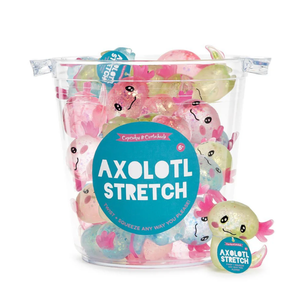 Squishy Axolotl Toy (3 color options)
