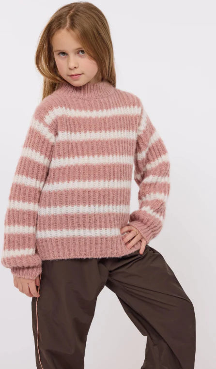 Blushing Beauty Striped Sweater