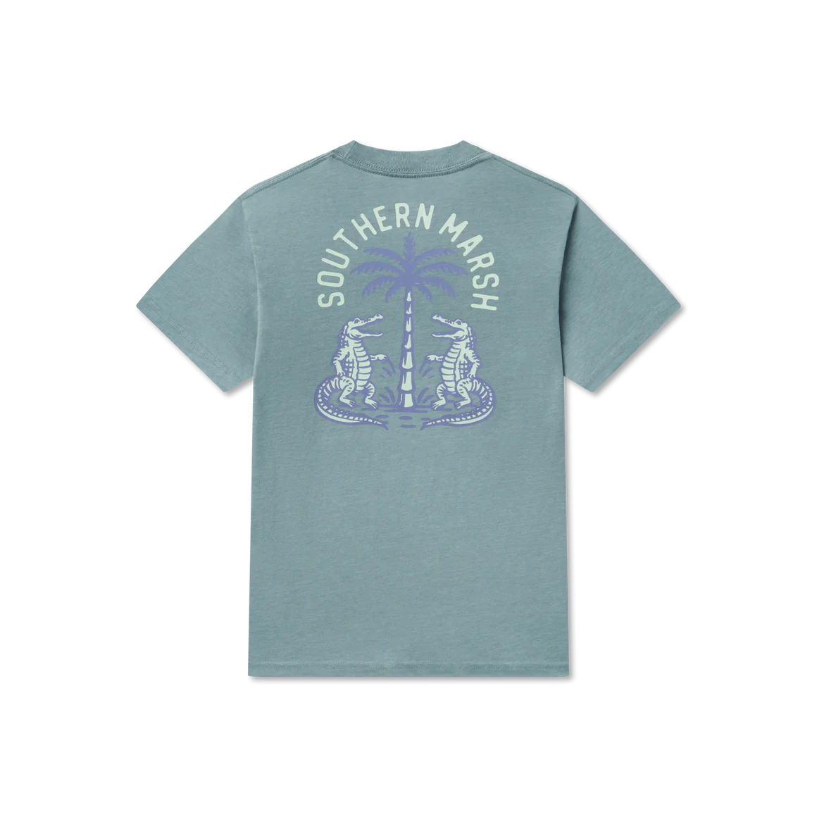 Youth Seawash Gator Palm Party Tee