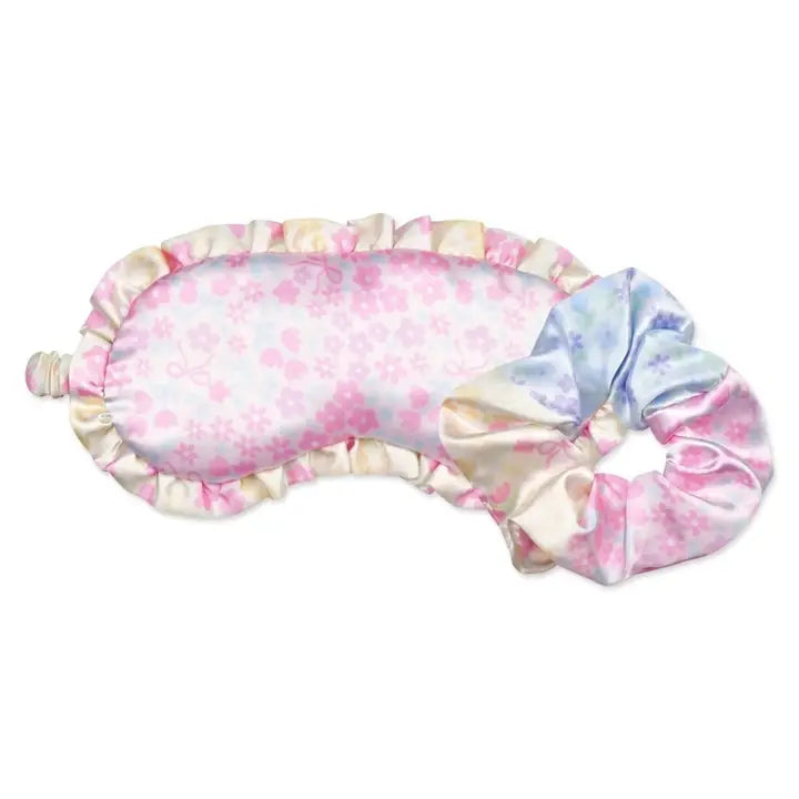 Ditsy Patchwork Eye Mask Scrunchie Set