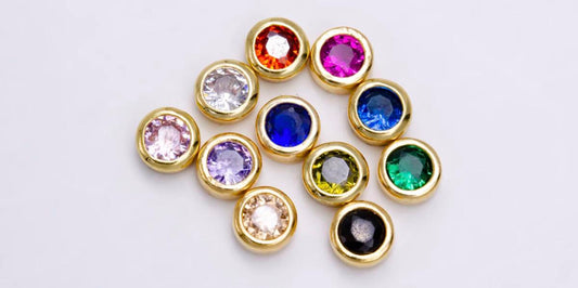 Locket Birthstone Charms (Color options)