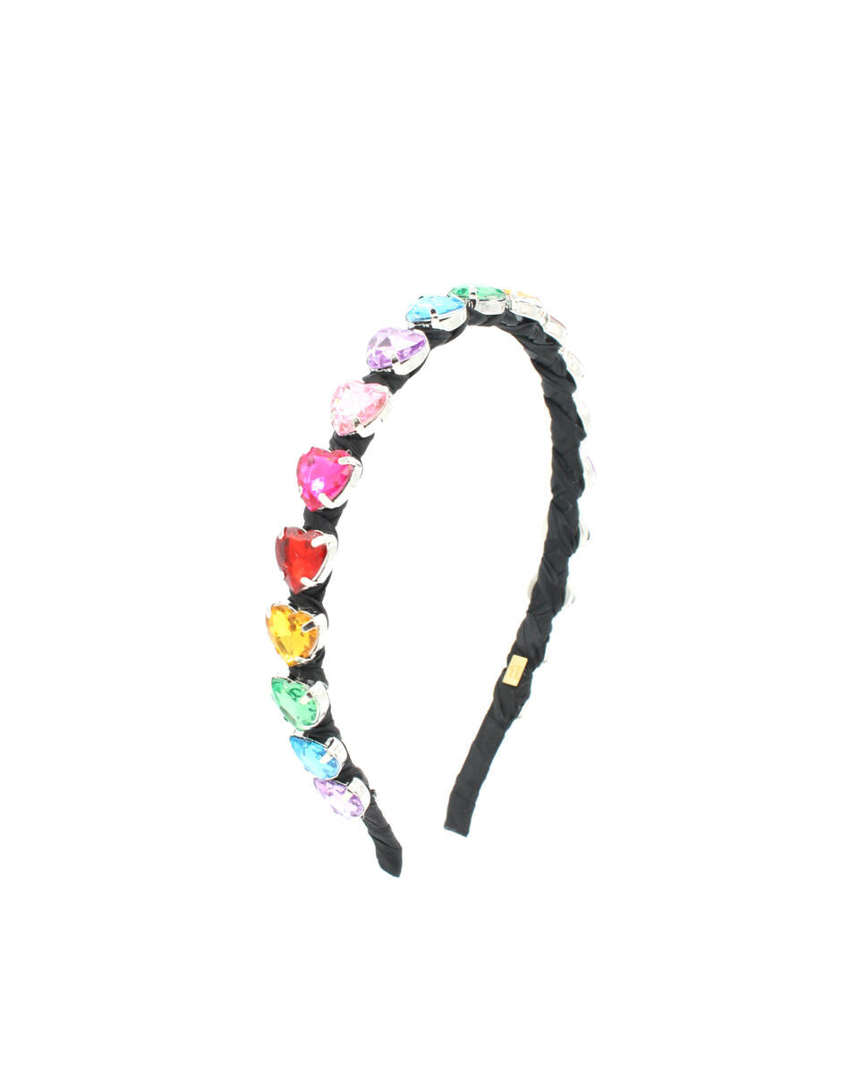 Thin Heart Jeweled Headband (3 colors)