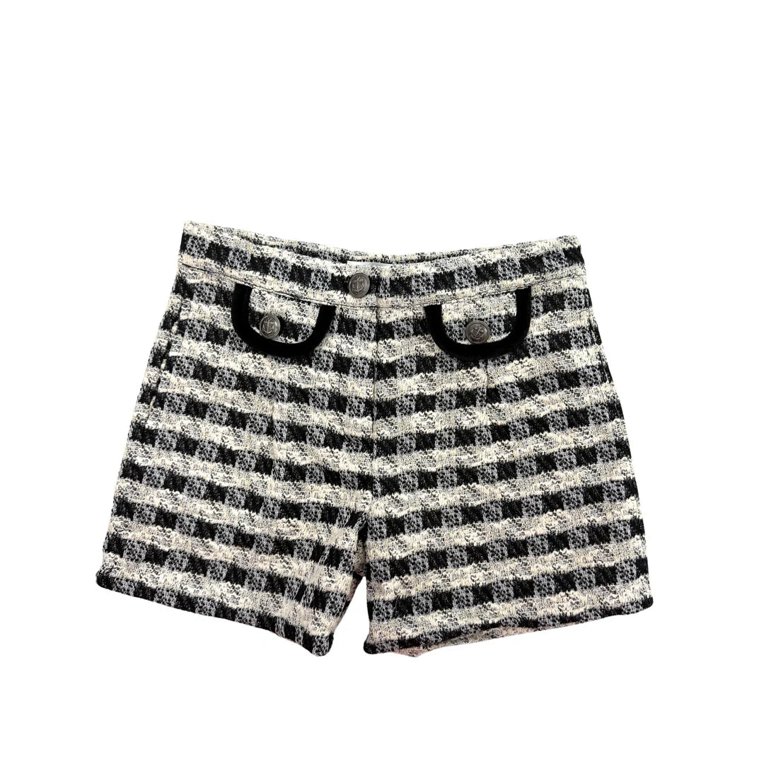 Donna Tweed Shortie, Black