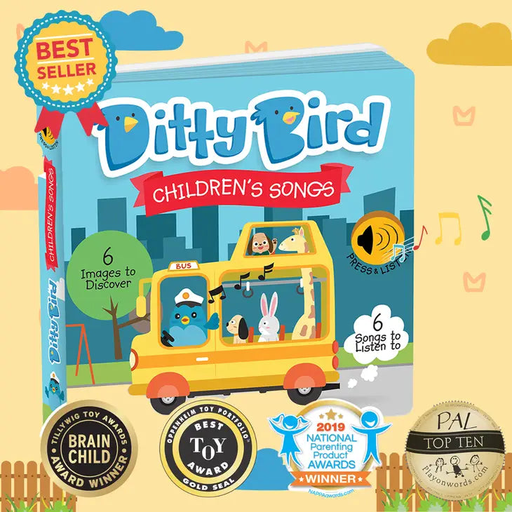 Ditty Bird Musical Board Books (9 options)