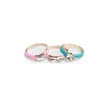 Crystal Cool Stackable Rings, 3pc