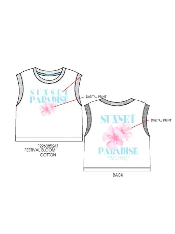 Sunset Paradise Graphic Tank