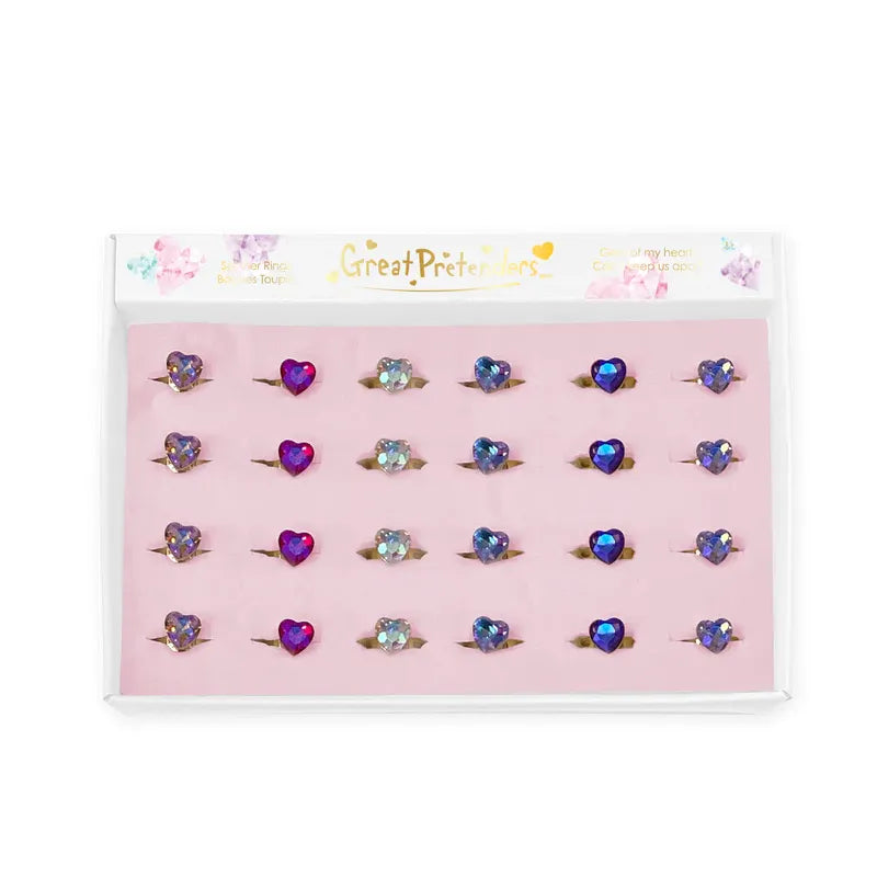 Gem of My Heart Spinner Rings