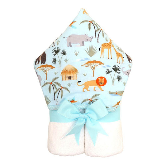 3Marthas Giraffe Fabric Hooded Towel