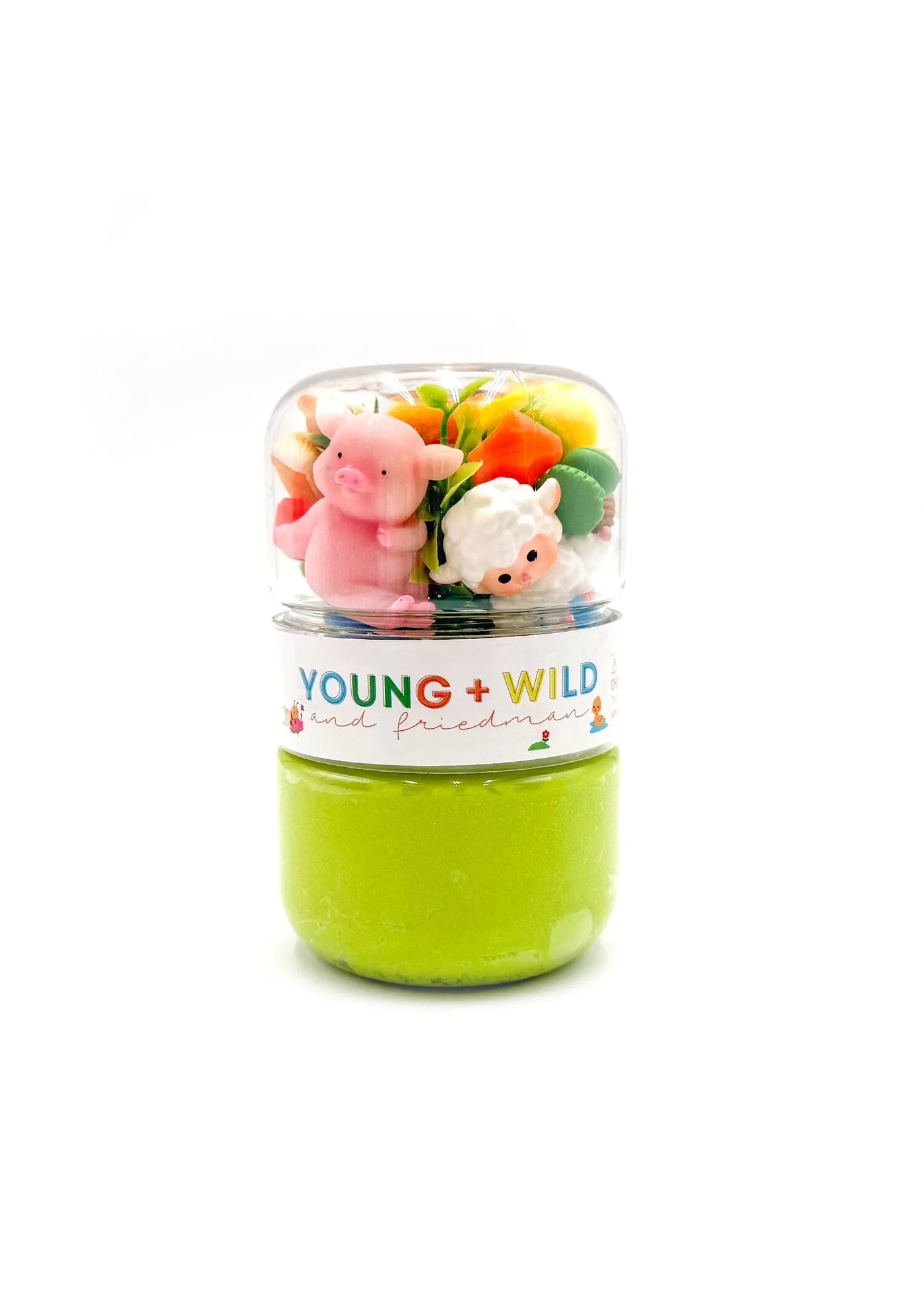 Grab & Go Dough Jar, Spring Animals