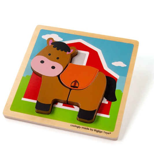 Chunky Lift Out Puzzle, Horse