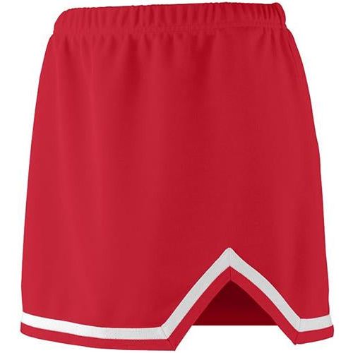 Cheer Uniform Skirt, Red/White