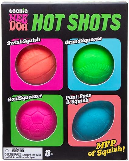 NeeDoh Hot Shot Teenie 4pack