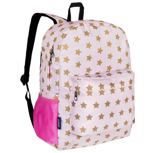 Pink/Gold Stars 16in. Backpack