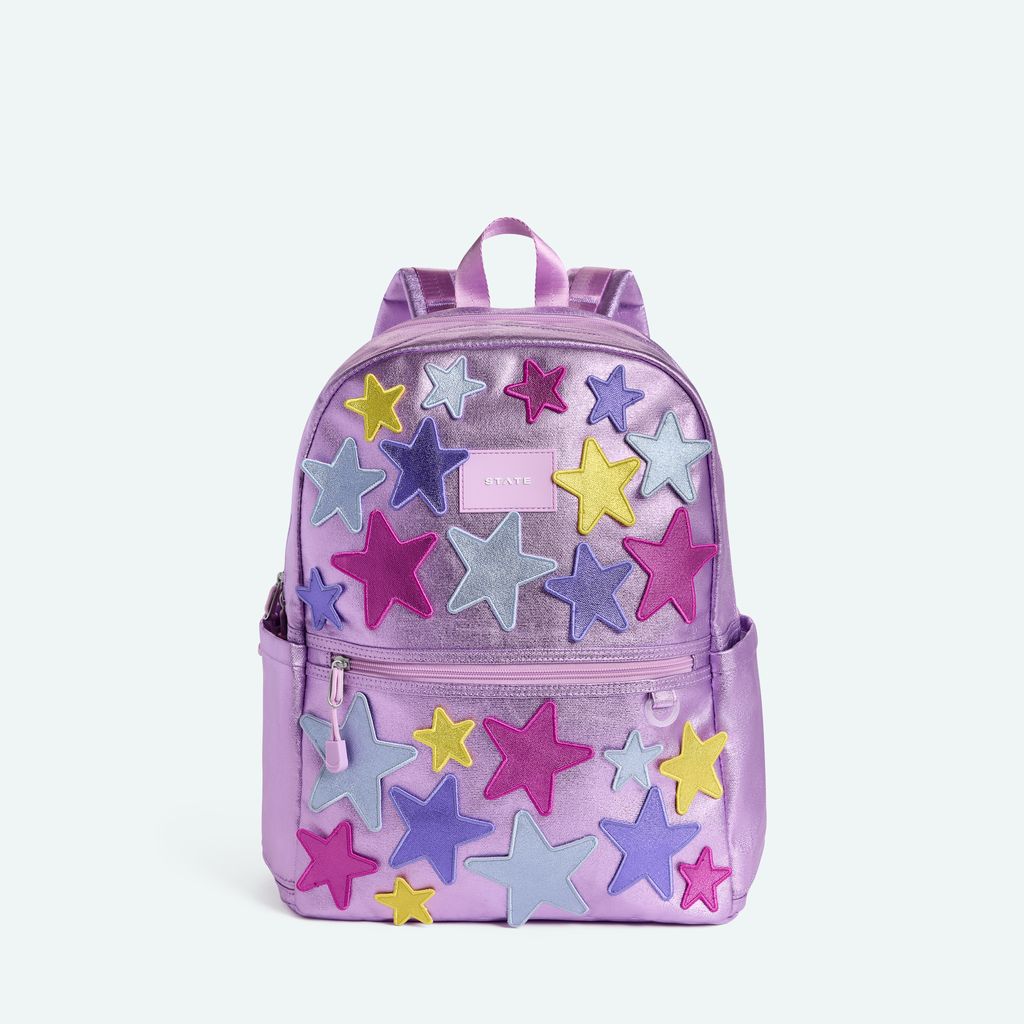 Kane Double Pocket Large Backpack, 3D Stars