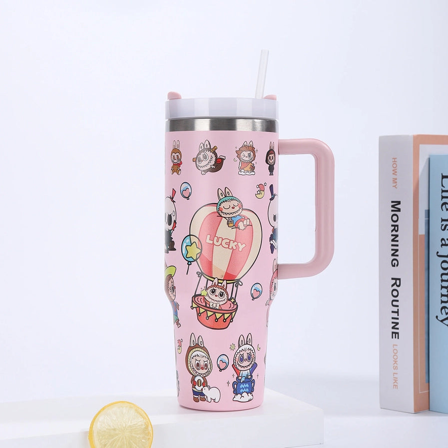 Labubu 40oz Tumbler, Pink
