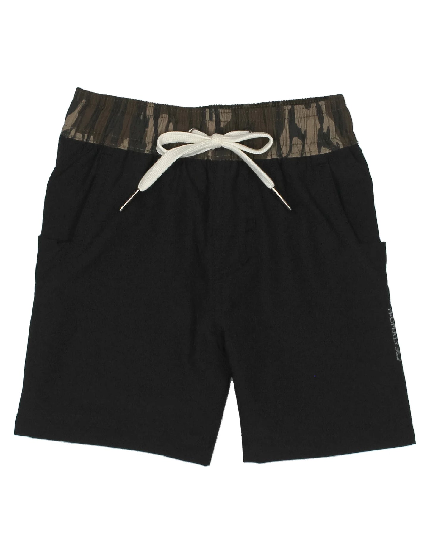 Boys Trail Short Mossy Oak, Black