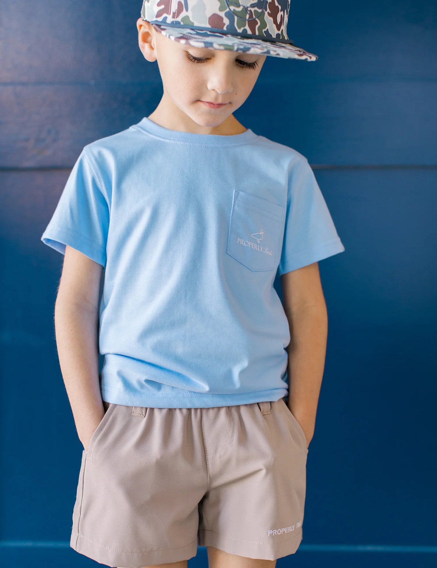 Boys Study Buddy SS, Light Blue
