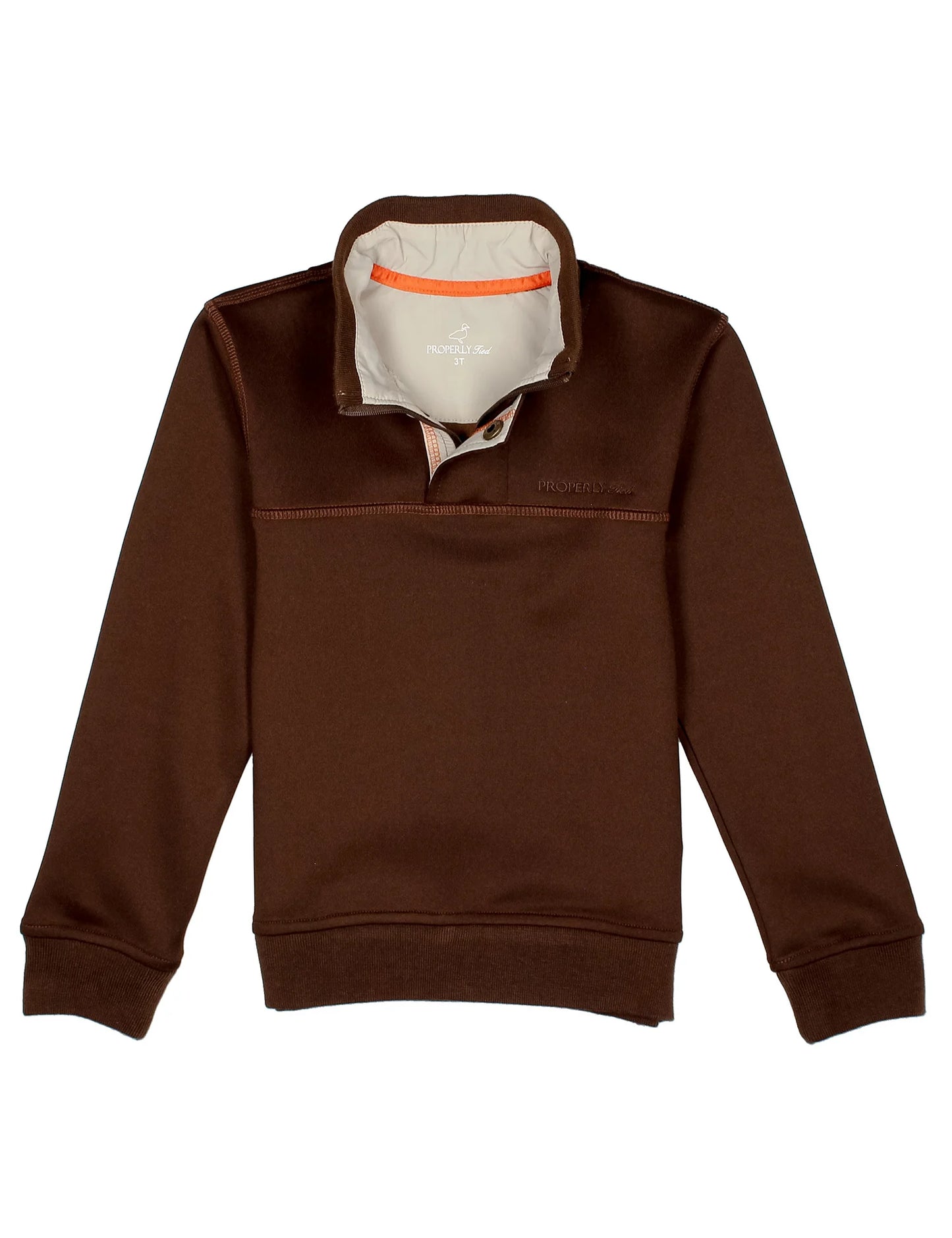 Boys Kennedy Pullover, Bark
