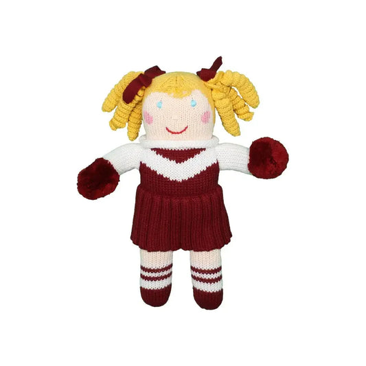 Cheerleader Knit Rattle (MSU and Ole Miss)