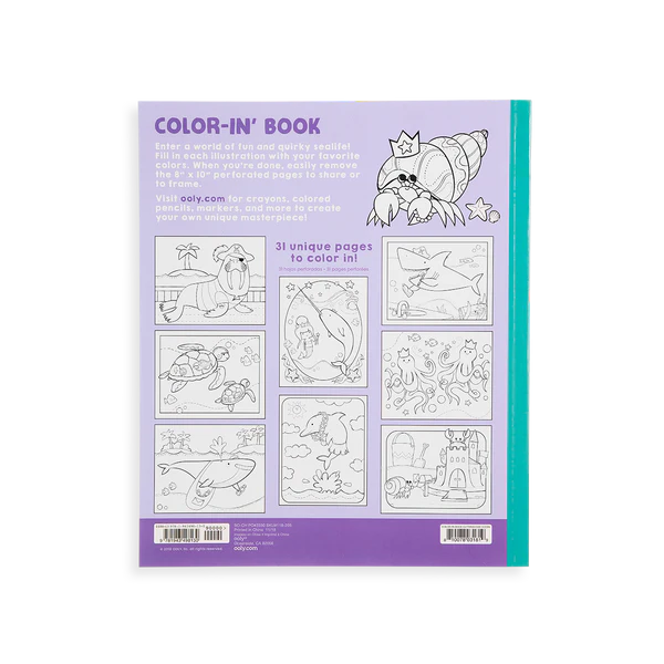 Color-In Book: Outrageous Ocean